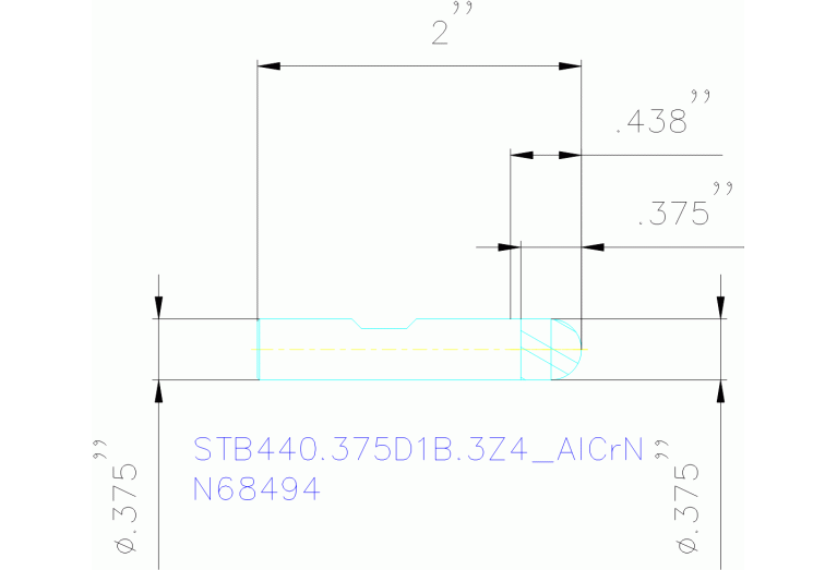 STB440.375D1B.3Z4 ALCRN
