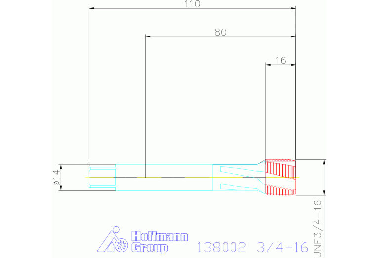 138002 3/4-16