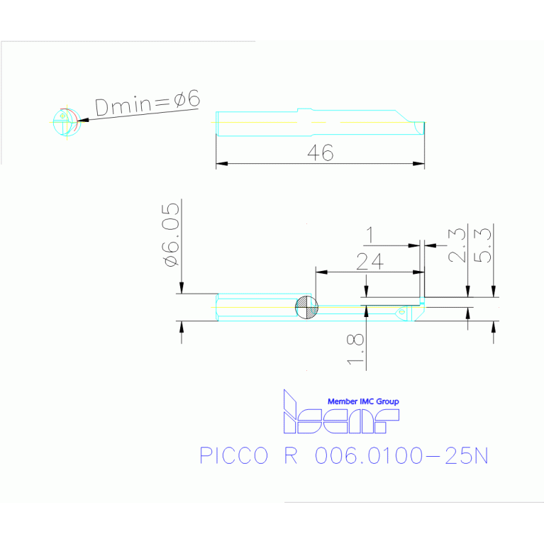 PICCO R 006.0100-25N IC908