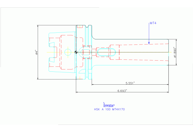 HSK A100 MT4X170