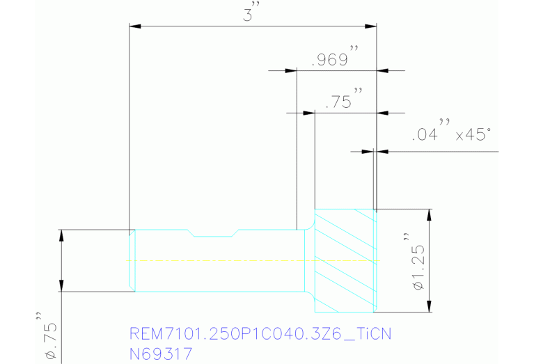 REM7101.250P1C040.3Z6 TICN