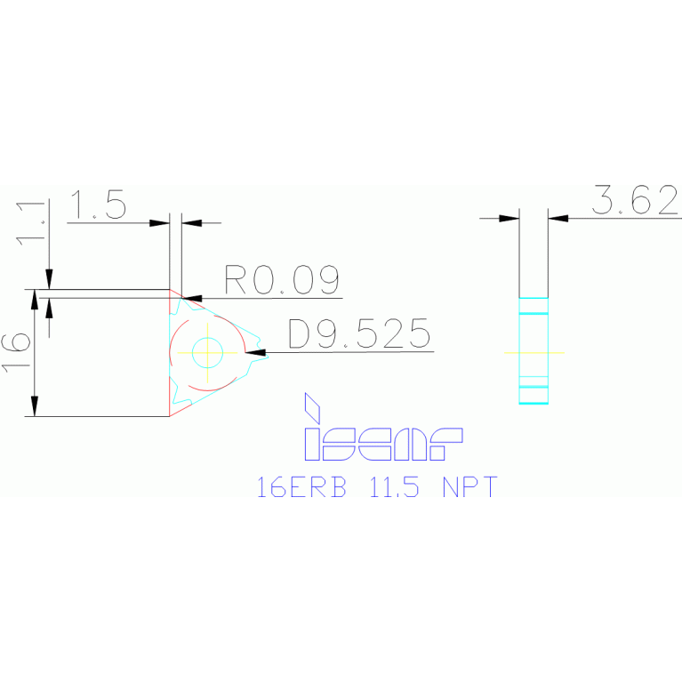 16ERB 11.5 NPT IC908