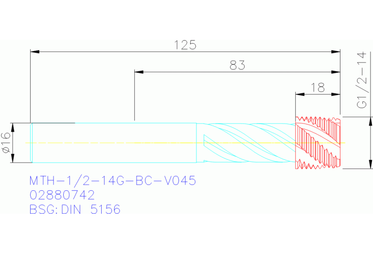 MTH-1/2-14G-BC-V045