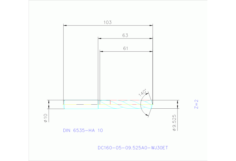 DC160-05-09.525A0-WJ30ET