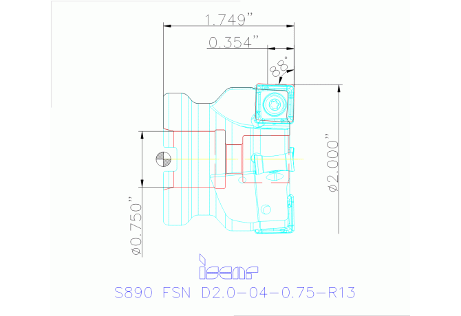 S890 FSN D2.0-04-0.75-R13