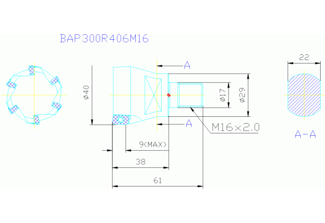 BAP300R406M16