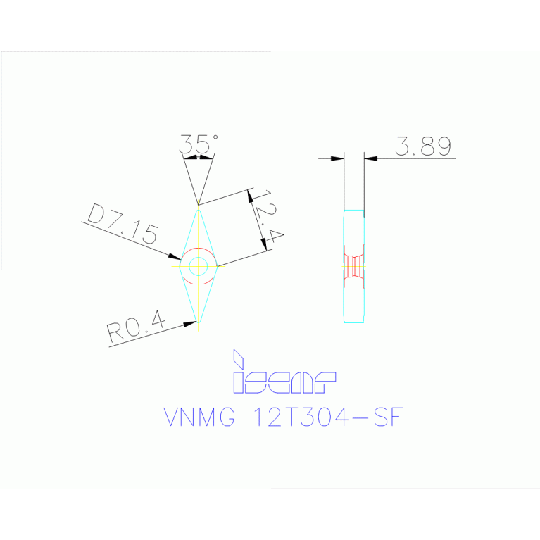VNMG 12T304-SF IC570