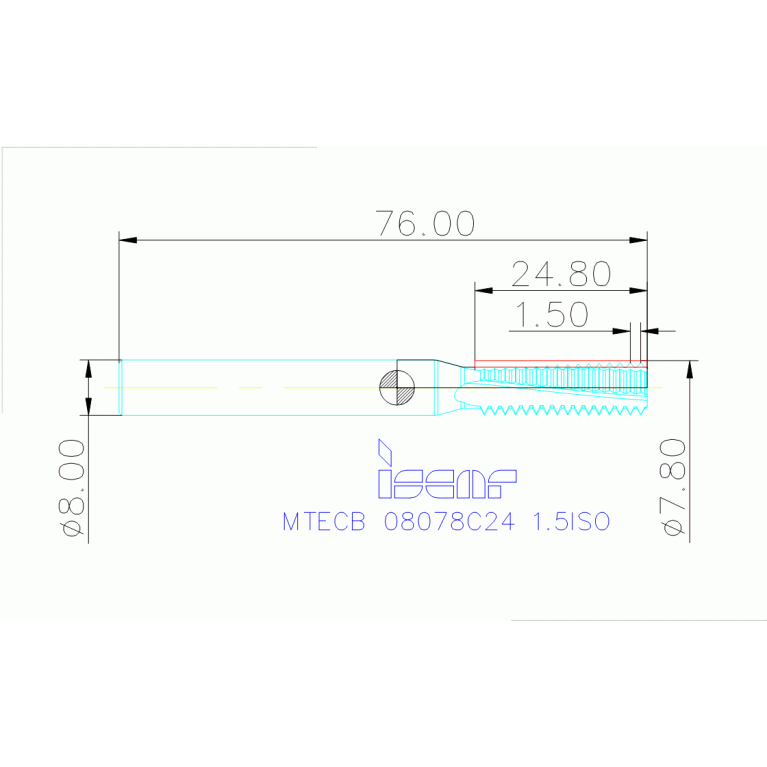 MTECB 08078C24 1.5ISO IC908