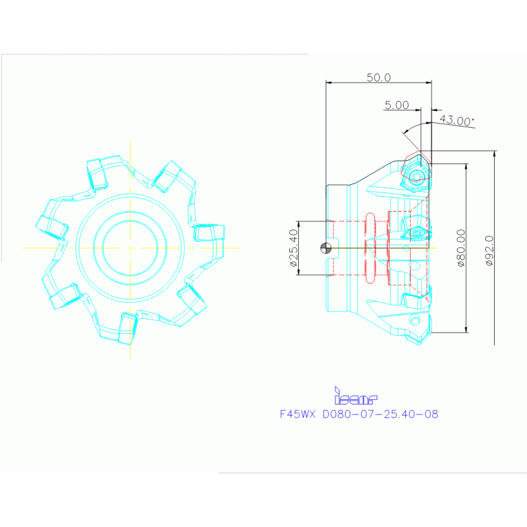 F45WX D080-07-25.40-08