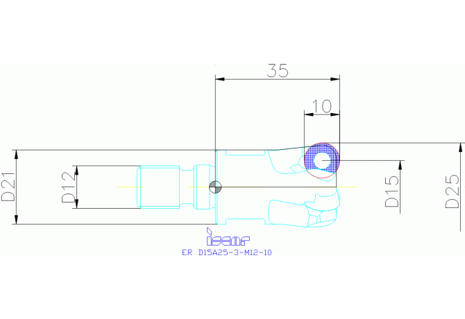 ER D15A25-3-M12-10