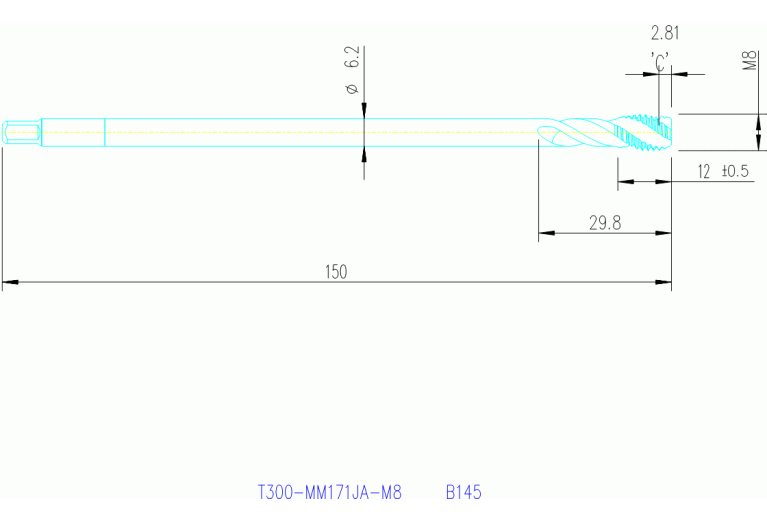 T300-MM171JA-M8 B145
