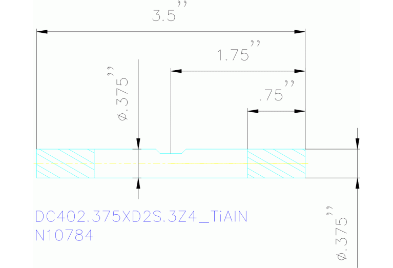 DC402.375XD2S.3Z4 TIALN