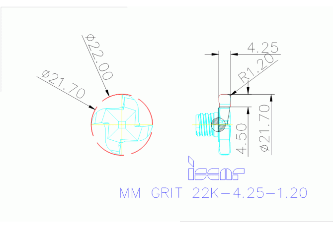 MM GRIT 22K-4.25-1.20 IC528