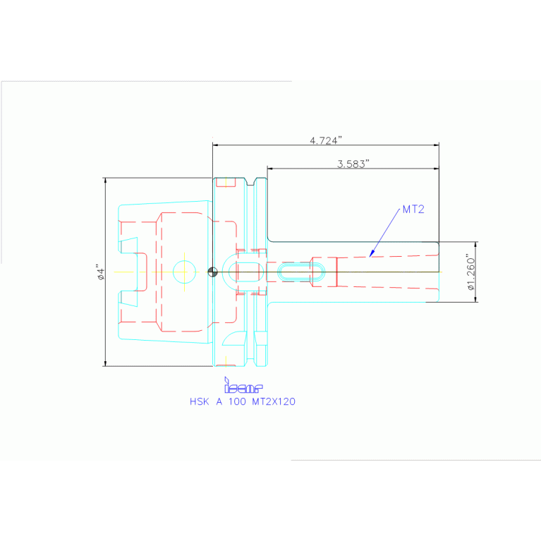 HSK A100 MT2X120
