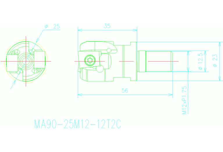 MA90-25M12-12T2C