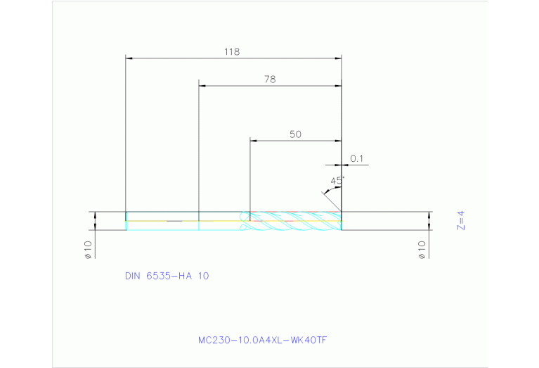 MC230-10.0A4XL-WK40TF