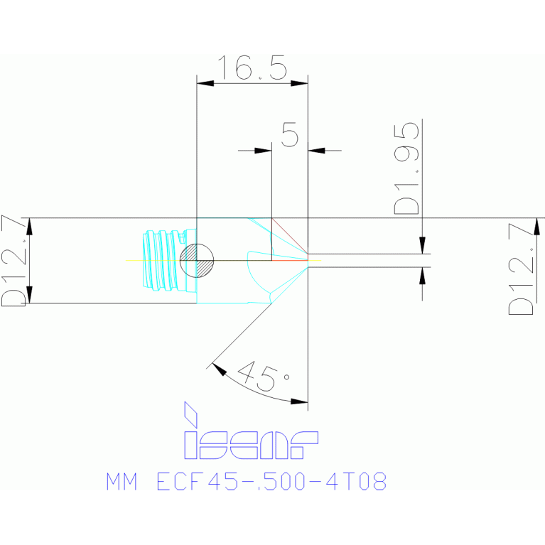 MM ECF45-.500-4T08 IC908