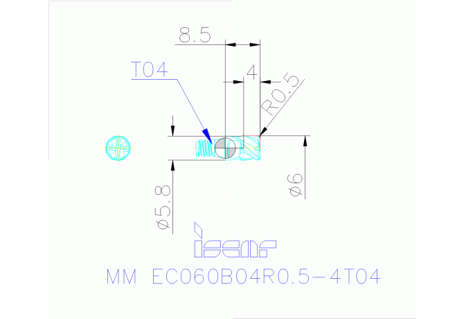 MM EC060B04R0.5-4T04 IC908