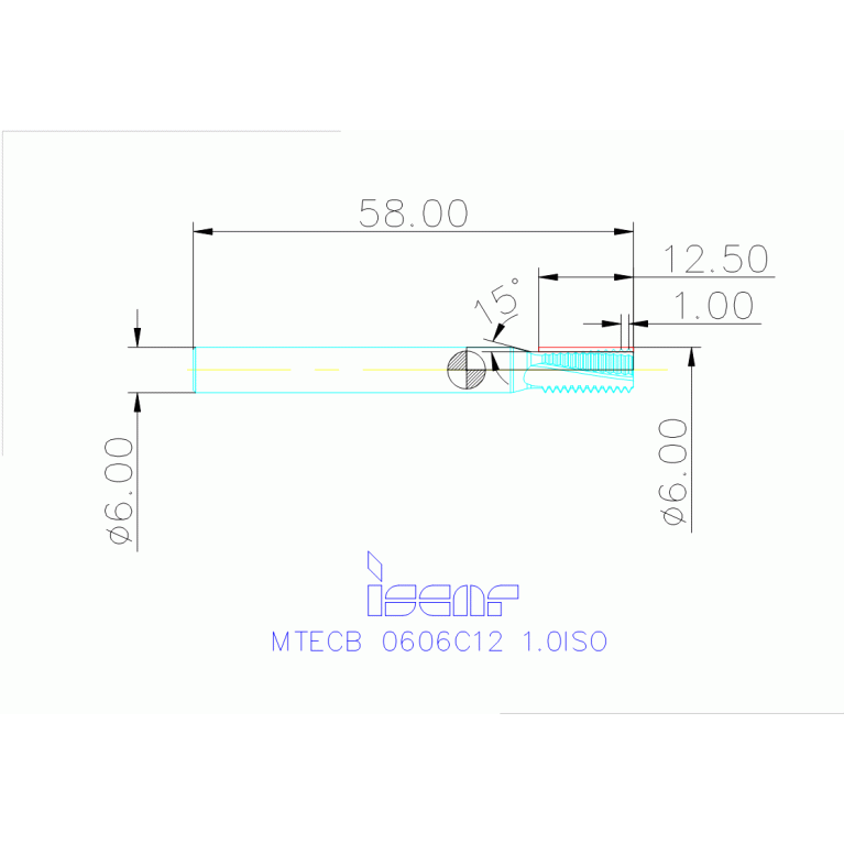 MTECB 0606C12 1.0ISO IC908