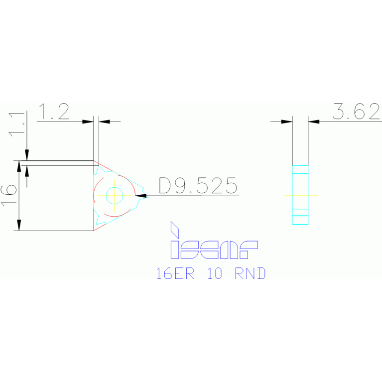 16ER 10 RND IC908