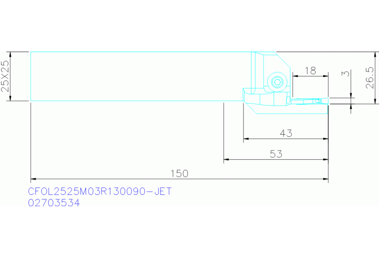 CFOL2525M03R130090-JET