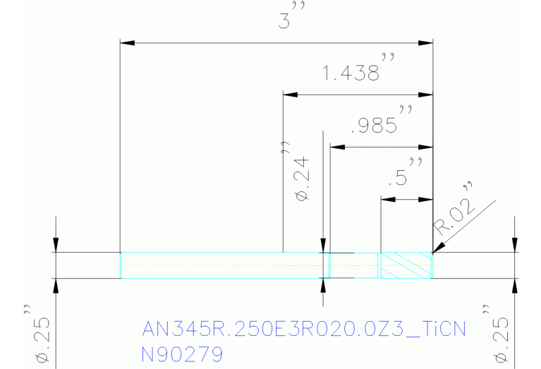 AN345R.250E3R020.0Z3 TICN
