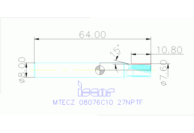 MTECZ 08076C10 27NPTF IC908