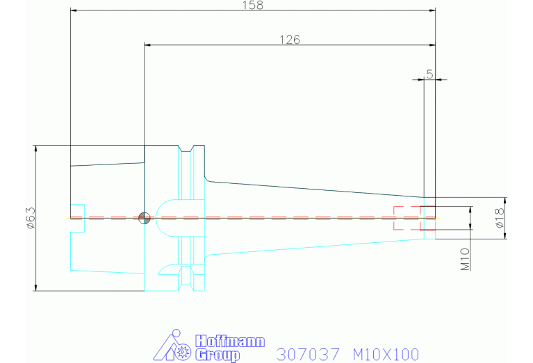 307037 M10X100