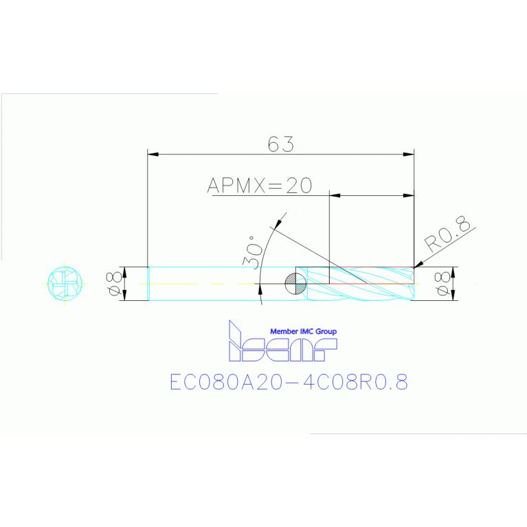 EC080A20-4C08R0.8 IC900