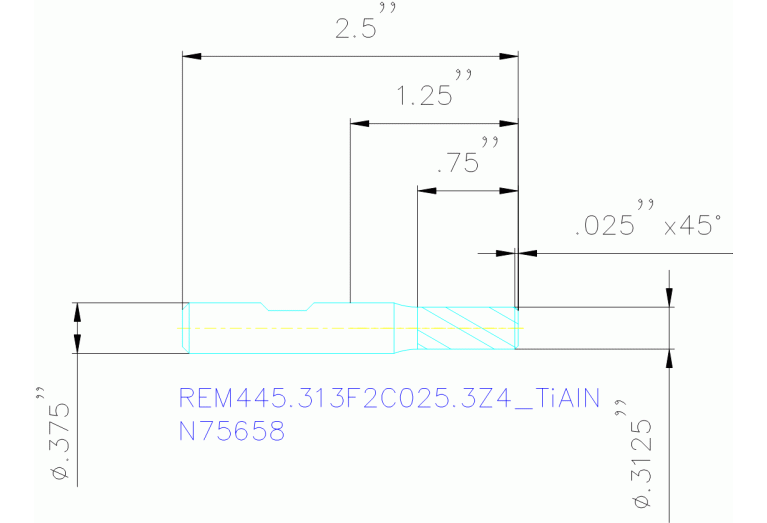 REM445.313F2C025.3Z4 TIALN