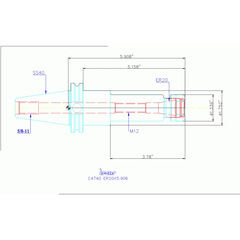 CAT40 ER20X5.906