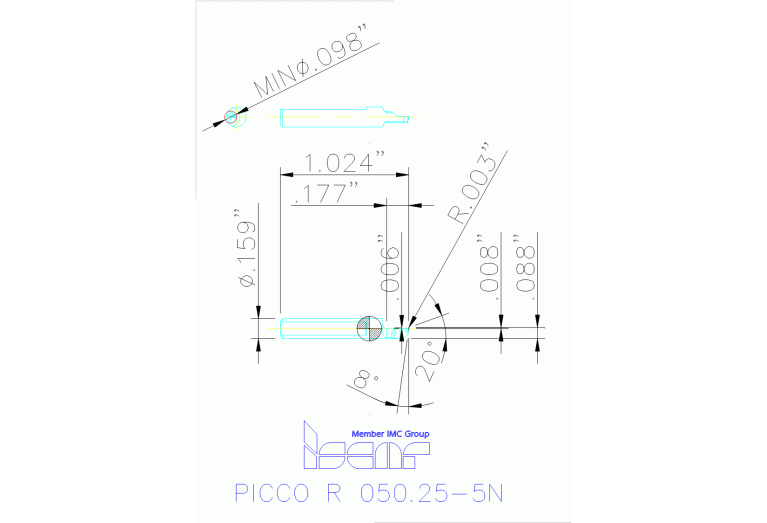 PICCO R 050.25-5N IC908