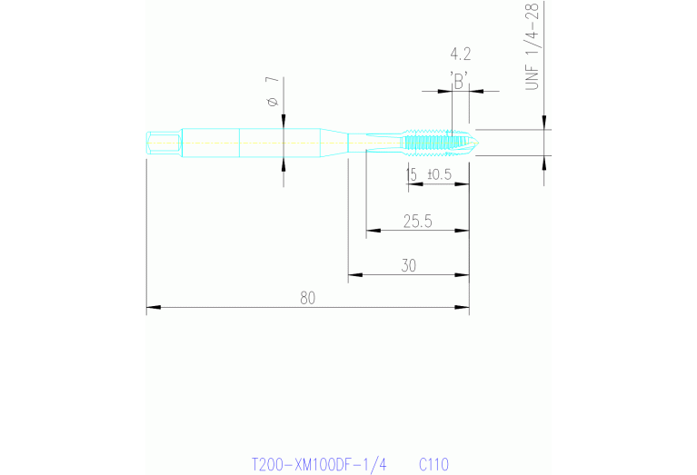 T200-XM100DF-1/4 C145