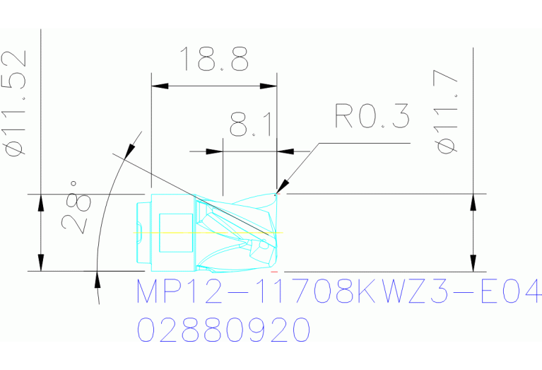 MP12-11708KWZ3-E04 F40M