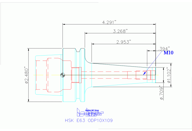 HSK E63 ODP10X109