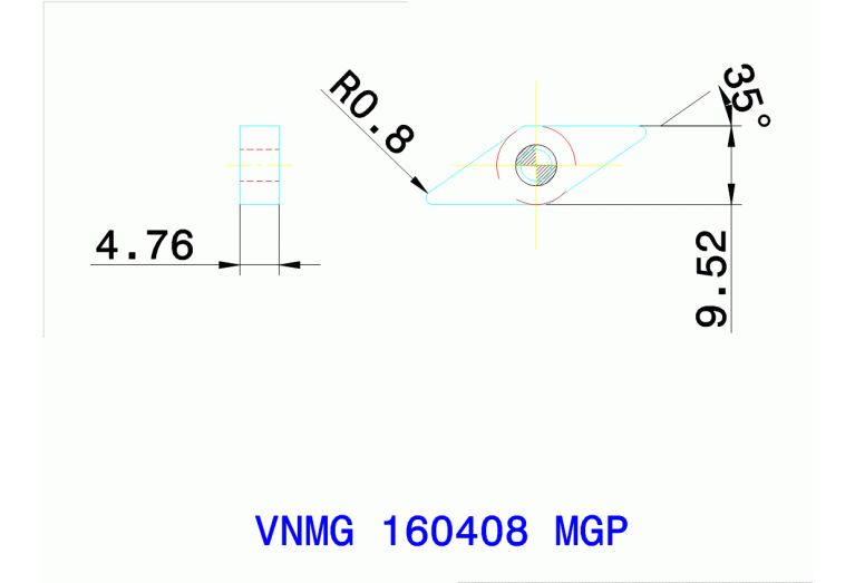 VNMG 160408 MGP TT8125