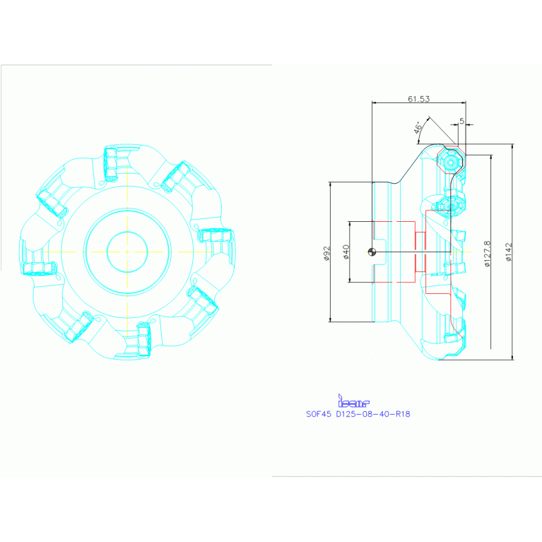 SOF45 D125-08-40-R18