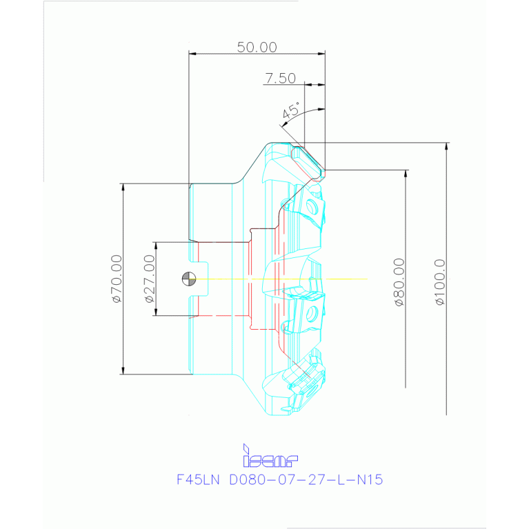 F45LN D080-07-27-L-N15