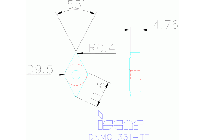 DNMG 110404-TF IC530N