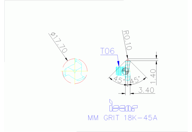 MM GRIT 18K-45A IC528