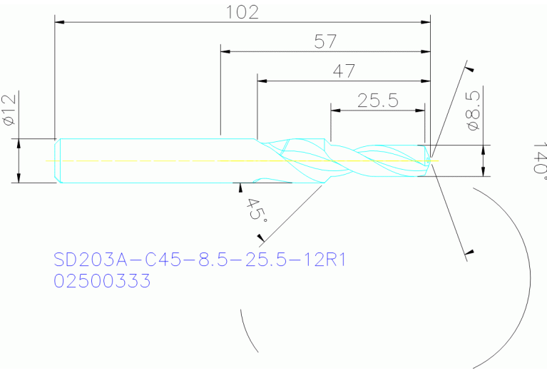 SD203A-C45-8.5-25.5-12R1