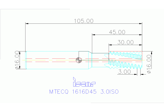 MTECQ 1616D45 3.0ISO IC908