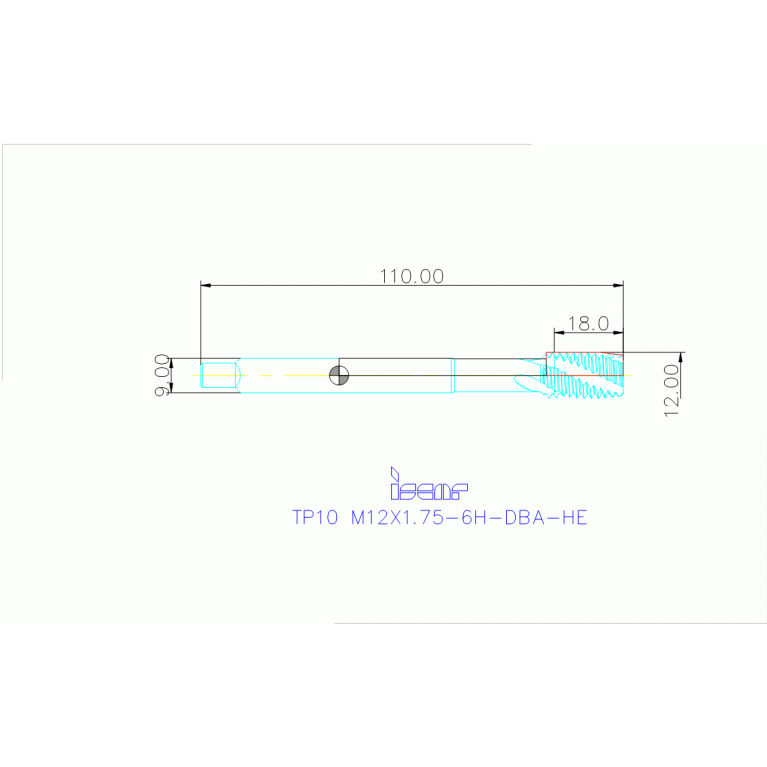 TP10 M12X1.75-6H-DBA-HE