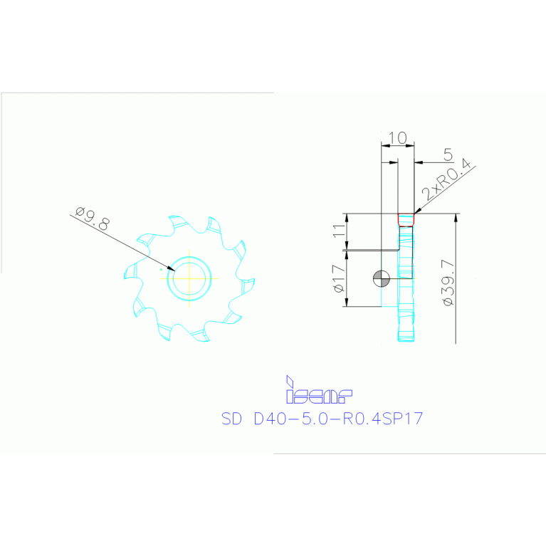 SD D40-5.0-R0.4SP17 IC908