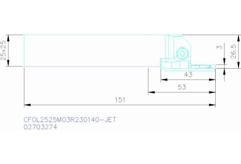 CFOL2525M03R230140-JET