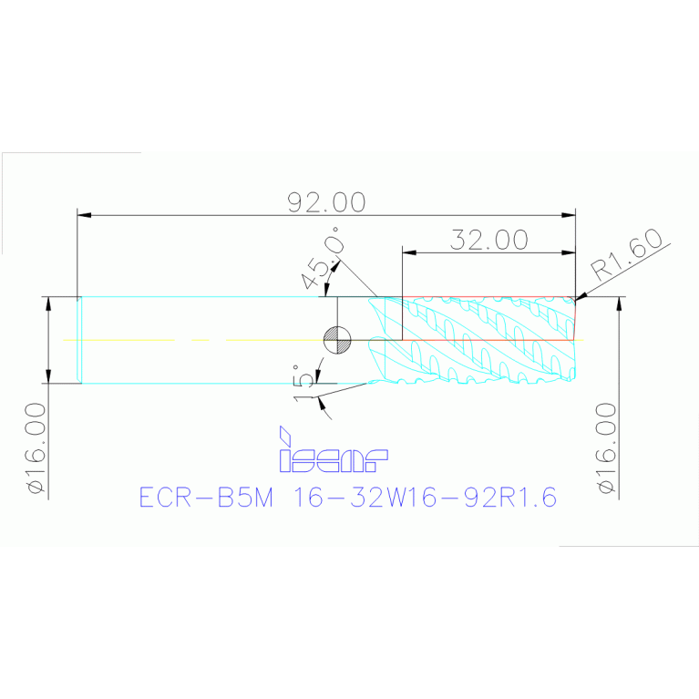 ECR-B5M 16-32W16-92R1.6 IC900