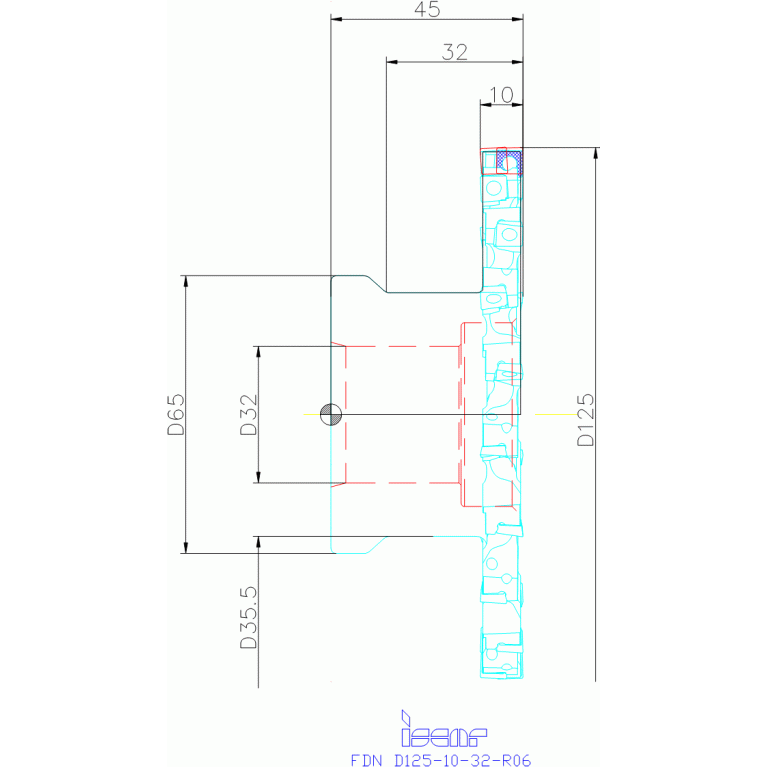 FDN D125-10-32-R06