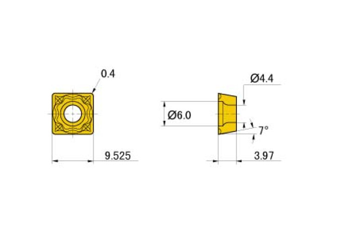 SCMT09T304-SQ NX2525