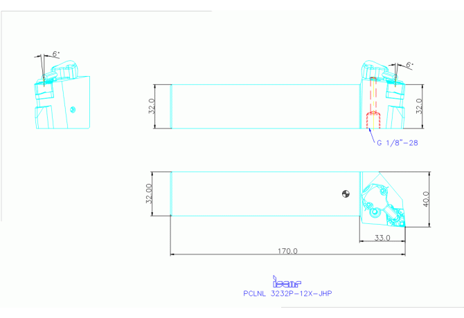 PCLNL 3232P-12X-JHP