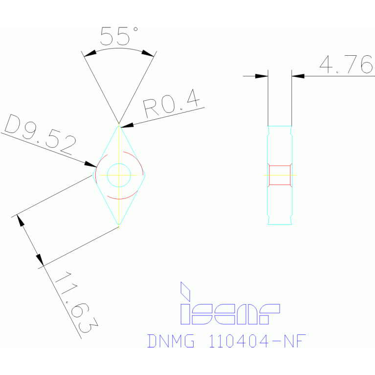 DNMG 110404-NF IC807
